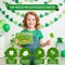 4E's Novelty 24 Pack St. Patrick's Day Shamrock Lollipops, Artificial Green Apple Flavor Shamrock Shape Candies, Individually Wrapped St Patricks Lollipops Party Favors, Fun St Patty's Day Candy